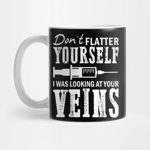 Don't Flatter Yourself I Was Looking At Your Veins by kimmygoderteart